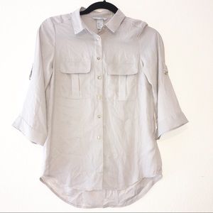 💕 H&M Thin Button Down Blouse